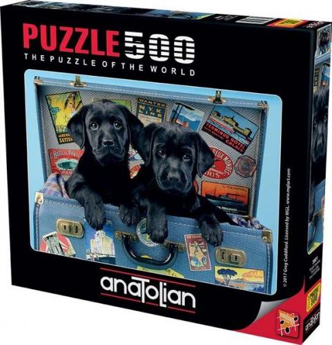 Kurye Kitabevi - Gezgin Köpekler (Puzzle 500) 3601