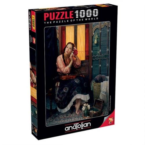 Kurye Kitabevi - Kızıl Kadın (Puzzle 1000) 1072