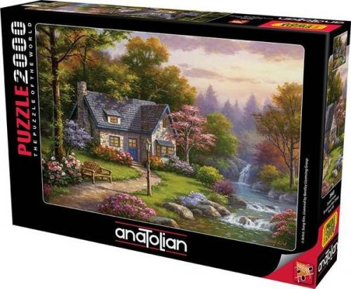 Anatolian Şelaleli Konak 2000 Parça Puzzle (3940)