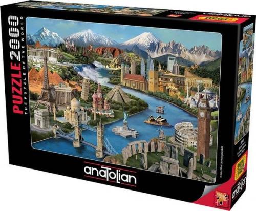 Anatolian Simge Yerler 2000 Parça Puzzle (3941) - Münzevi Kitabevi