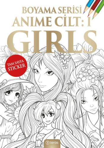 Kurye Kitabevi - Anime Boyama Cilt I: Girls