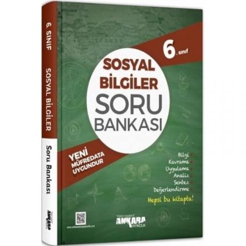 Ankara 6. Sınıf Sosyal Bilgiler Soru Bankası - Münzevi Kitabevi