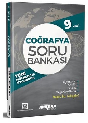 Kurye Kitabevi - Ankara 9. Sınıf Coğrafya Soru Bankası