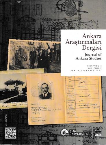 Kurye Kitabevi - Ankara Araştırmaları Dergisi Sayı 2 Cilt 5 Aralık 201