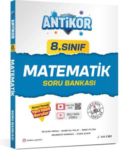 Kurye Kitabevi - Antikor 8.Sınıf Matematik Soru Bankası
