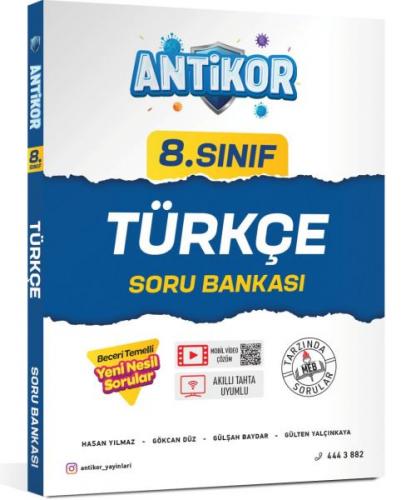 Kurye Kitabevi - Antikor 8.Sınıf Türkçe Soru Bankası