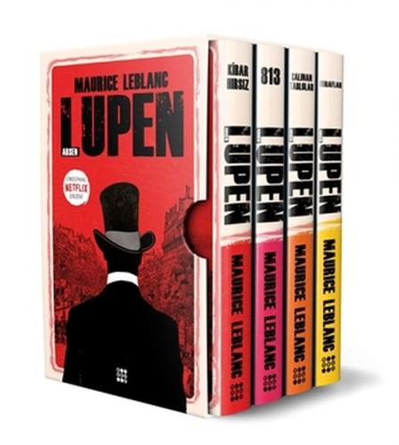 Kurye Kitabevi - Arsen Lüpen-Kutulu Kırmızı Set (4 Kitap Takım)