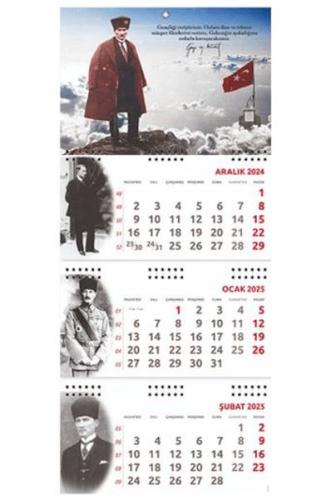 Atatürk Gemici Duvar Takvimi - Sakarya 2025 - Münzevi Kitabevi