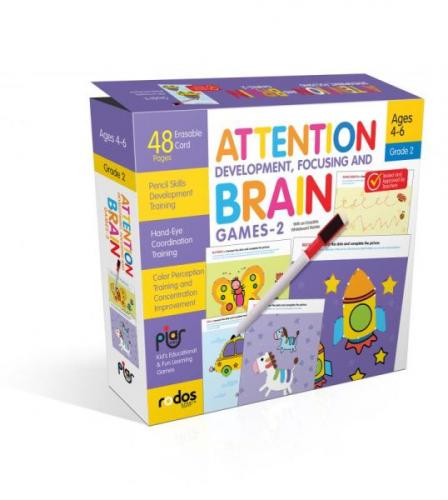Attention Development, Focusing and Brain Games-2 - Grade-Level 2 - Ages 4-6