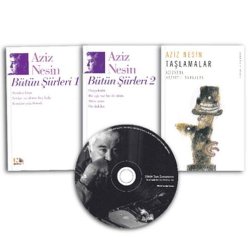 Aziz Nesin'den Şiirler: 3 Kitap 1 CD - Münzevi Kitabevi