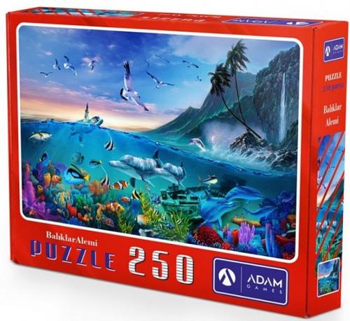 Kurye Kitabevi - Balıklar Alemi 250 Parça Puzzle