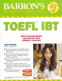 Kurye Kitabevi - Barron's TOEFL IBT with MP3 audio CD 15th Edition