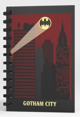Kurye Kitabevi - Batman Gotham City Spiralli Defter Siyah