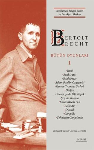 Kurye Kitabevi - Bertolt Brecht Bütün Oyunları 1 (Ciltli)