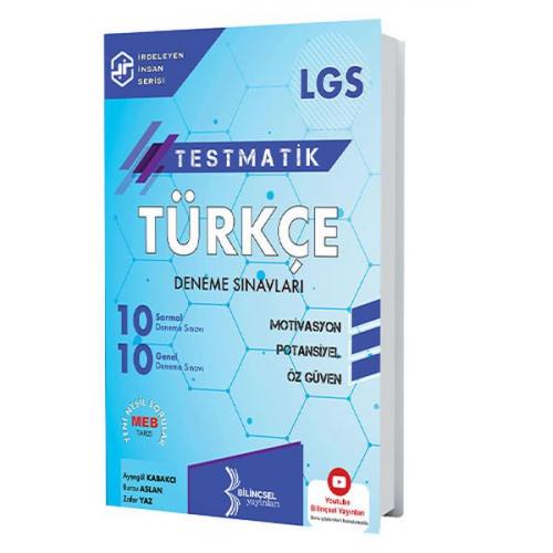 Kurye Kitabevi - Bilinçsel 2021 LGS Testmatik Türkçe Deneme Sınavları