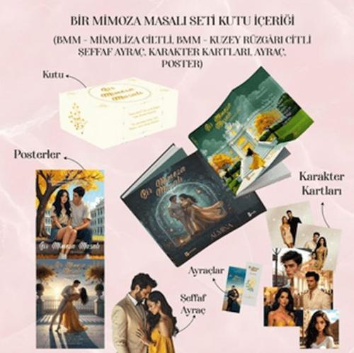 Bir Mimoza Masalı Set (2 Kitap Takım) - Münzevi Kitabevi