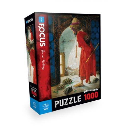 Kurye Kitabevi - Blue Focus 1000 Parça Puzzle Kaplumbağa Terbiyecisi