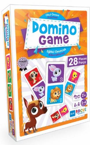 Kurye Kitabevi - Blue Focus Domino Game Puzzle 28 Parça