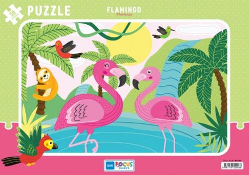 Kurye Kitabevi - Blue Focus Flamingo Flamingo Puzzle 30 Parça