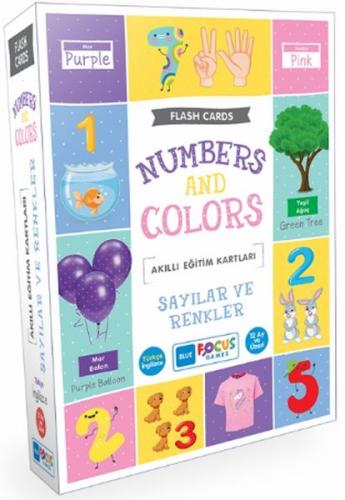 Kurye Kitabevi - Blue Focus Sayılar ve Renkler Akıllı Eğitim Kartları