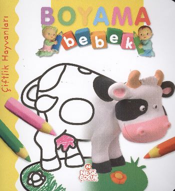 Kurye Kitabevi - Boyama Bebek: Çiftlik Hayvanları