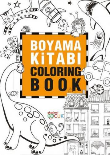 Boyama Kitabı - Coloring Book - 24X33,5 cm