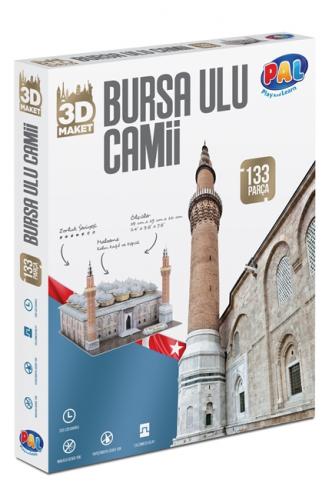 Kurye Kitabevi - Bursa Ulu Camii 3D Puzzle 133 Parça