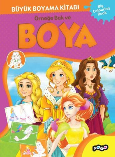 Büyük Boyama Kitabı 1 - Örneğe Bak ve Boya