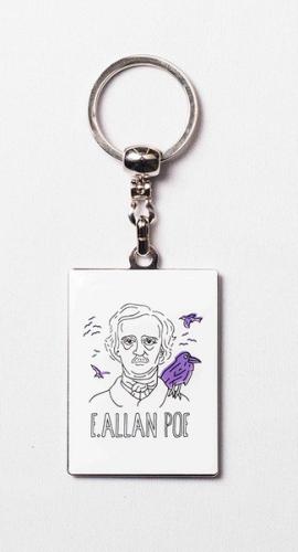 Can Dükkan Portreler Serisi - E.Allan Poe Anahtarlık
