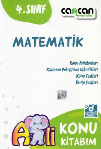 Kurye Kitabevi - Cancan 4. Sınıf Matematik Konu Kitabım-YENİ