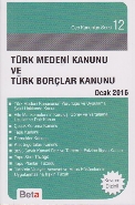 Kurye Kitabevi - Cep 12 - Türk Medeni Kanunu ve Türk Borçlar Kanunu