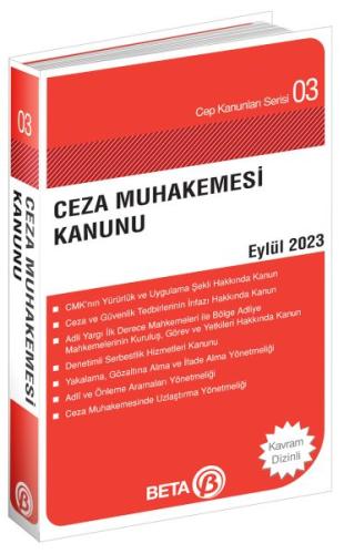 Cep Kanunları Serisi 03 - Ceza Muhakemesi Kanunu  (Cep Boy)