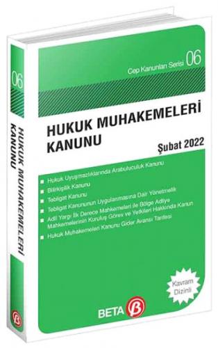 Cep Kanunları Serisi 06 - Hukuk Muhakemeleri Kanunu (Cep Boy)