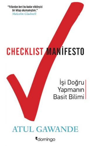 Kurye Kitabevi - Checklist Manifesto (İşler Nasıl Doğru Yapılır)