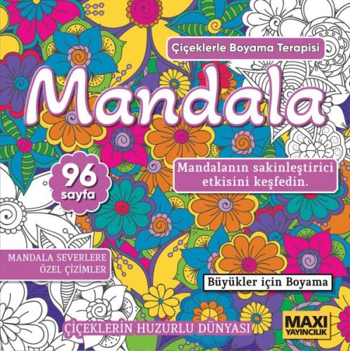 Çiçeklerle Mandala - Münzevi Kitabevi