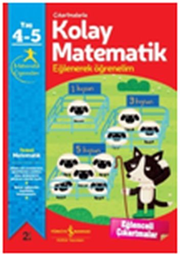 Çıkartmalarla Kolay Matematik 4-5 Yaş - Münzevi Kitabevi