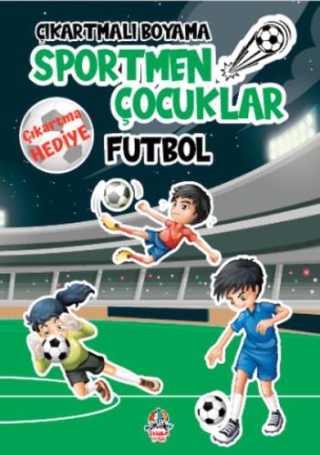 Kurye Kitabevi - Çıkartmalı Boyama - Sportmen Çocuklar - Futbol