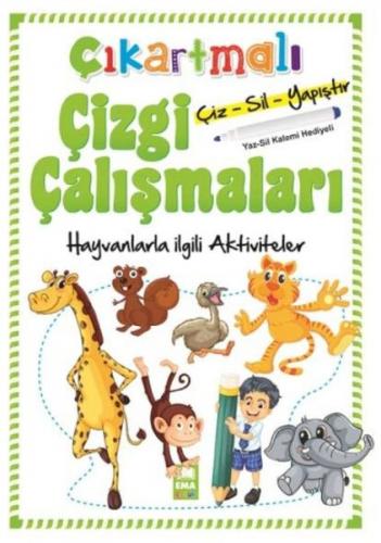 Çıkartmalı Çizgi Çalışmaları - Hayvanlarla İlgili Aktiviteler