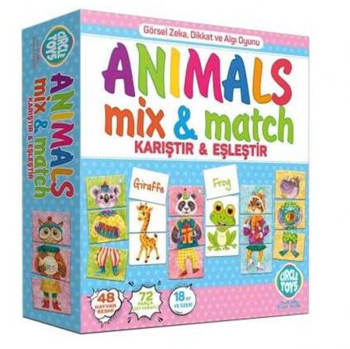 Kurye Kitabevi - Circle Toys Animals Mix & Match