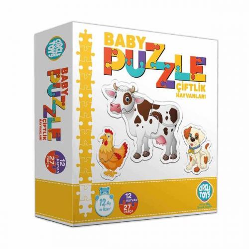 Kurye Kitabevi - Circle Toys Baby Puzzle Çiftlik Hayvanları
