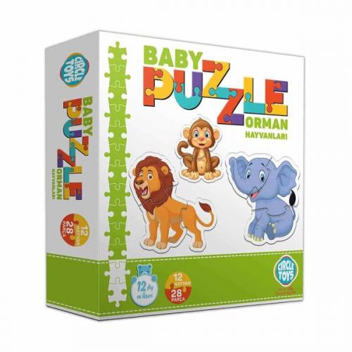 Kurye Kitabevi - Circle Toys Baby Puzzle Orman Hayvanları