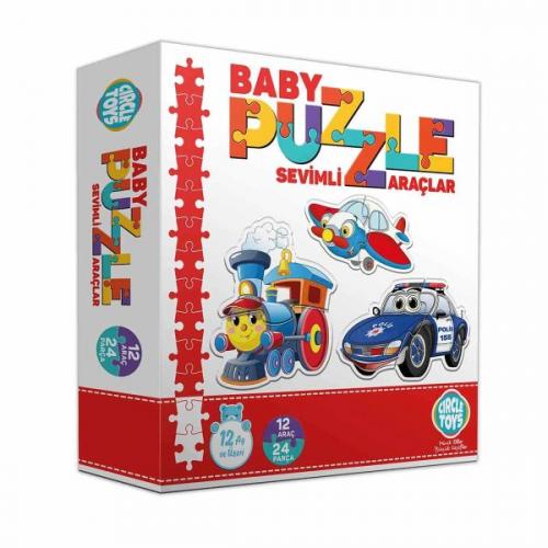 Kurye Kitabevi - Circle Toys Baby Puzzle Sevimli Araçlar