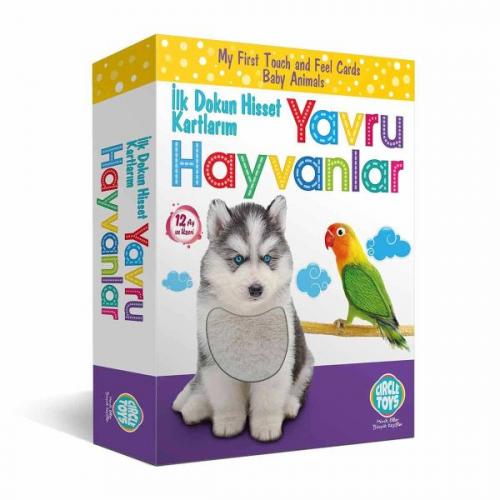 Kurye Kitabevi - Circle Toys Dokun Hisset Tanı Yavru Hayvanlar Eğitim 