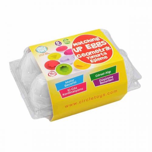 Circle Toys Geometrik Yumurta Eşleme Oyunu 6'lı - Münzevi Kitabevi