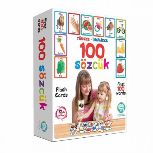 Kurye Kitabevi - Circle Toys İlk 100 Sözcük İngilizce Türkçe Kartlar