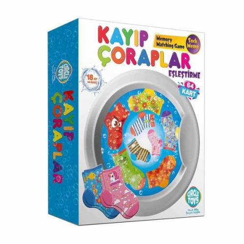 Circle Toys Kayıp Çoraplar Eşleştirme Oyunu - Münzevi Kitabevi