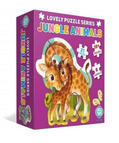 Kurye Kitabevi - Circle Toys Lovely Puzzle Orman Hayvanları