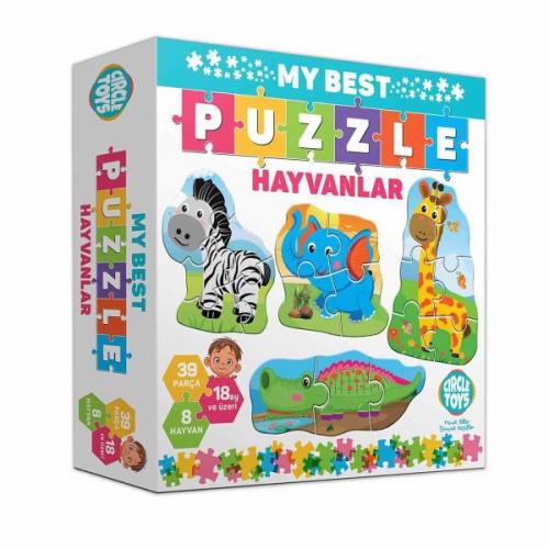 Kurye Kitabevi - Circle Toys My Best Puzzle Hayvanlar