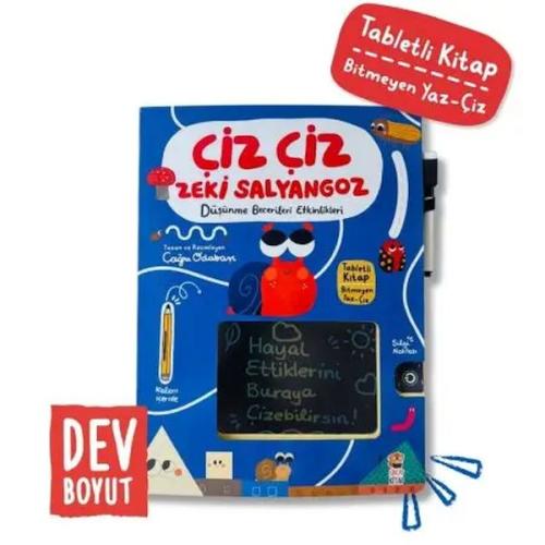 Çiz Çiz Zeki Salyangoz - Düşünme Becerileri Etkinlikleri - Münzevi Kit