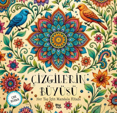 Çizgilerin Büyüsü – Her Yaş İçin Mandala - Çek Kopar - Münzevi Kitabev